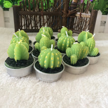 6pcs Artificial Mini Cactus Candles
