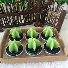 6pcs Artificial Mini Cactus Candles